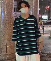 ８(eight) | レトロボーダーＴシャツ(Tシャツ/カットソー)