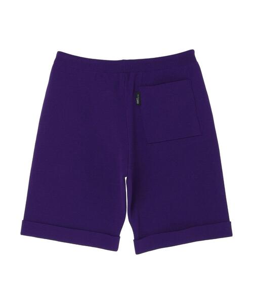 CRAFT STANDARD BOUTIQUE(クラフトスタンダードブティック)の「ライトニットミラノリブショーツ *(その他パンツ・メンズ・ブラック/ブルー/パープル・M/LL/L)」の17枚目の写真
