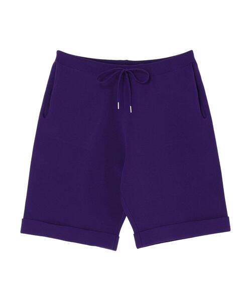 CRAFT STANDARD BOUTIQUE(クラフトスタンダードブティック)の「ライトニットミラノリブショーツ *(その他パンツ・メンズ・ブラック/ブルー/パープル・M/LL/L)」の7枚目の写真