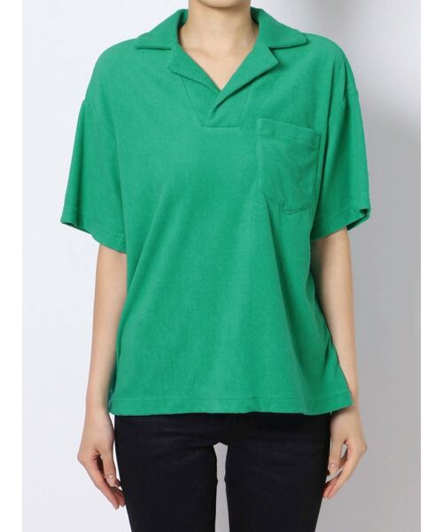 EMODA（エモダ）の「テリーポロTシャツ（ポロシャツ・レディース・ブラック/イエロー/グリーン/その他・FREE）」の14枚目の写真