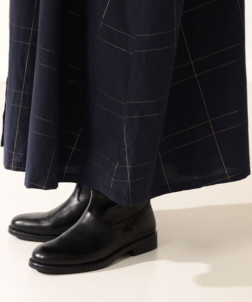 NE QUITTEZ PAS!(ヌキテパ)の「ne Quittez pas / ヌキテパ チェック エンブロイダリー シャツワンピース(ワンピース・レディース・ネイビー・ONE SIZE)」の11枚目の写真