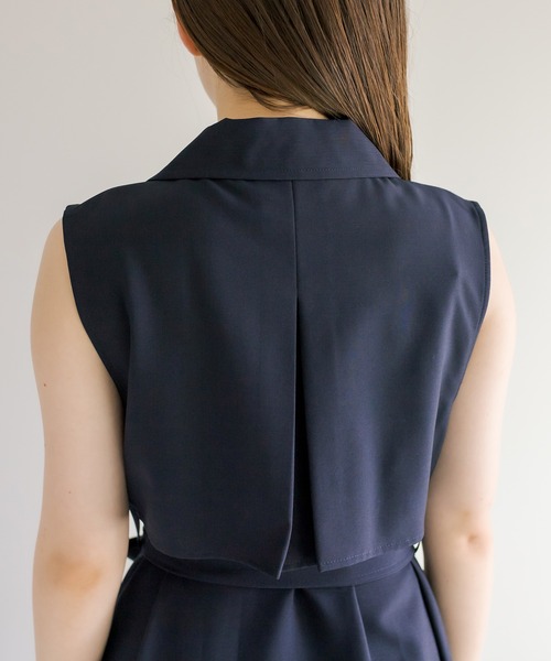 OLIVE des OLIVE（オリーブデオリーブ）の「トレンチジレワンピース（ワンピース・レディース・ネイビー/オフホワイト・FREE）」の21枚目の写真