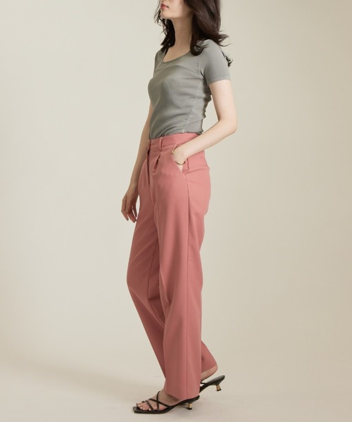 solleim(ソルレム)の「ベーシッククルーネックニット(ニット/セーター・レディース・イエロー/ブルー/ブラック/グリーン・M)」の14枚目の写真