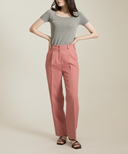 solleim(ソルレム)の「ベーシッククルーネックニット(ニット/セーター・レディース・イエロー/ブルー/ブラック/グリーン・M)」の16枚目の写真