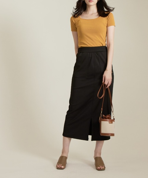 solleim(ソルレム)の「ベーシッククルーネックニット(ニット/セーター・レディース・イエロー/ブルー/ブラック/グリーン・M)」の20枚目の写真