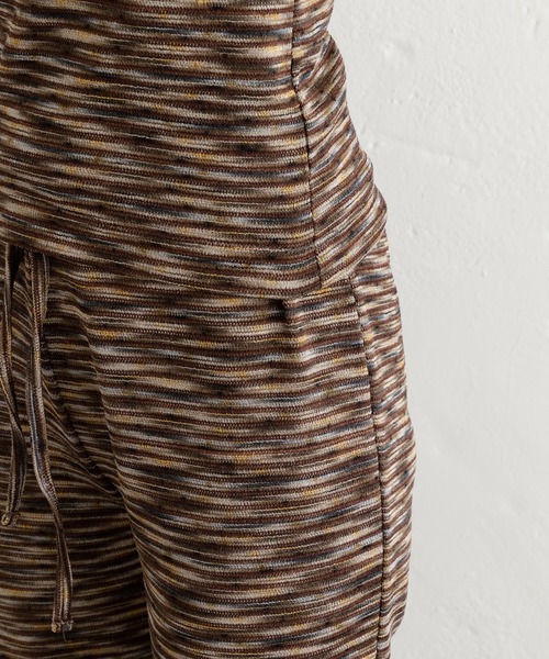 Kastane（カスタネ）の「【SETUP対応】カップ付きグラデボーダージャガードキャミ（キャミソール・レディース・ブラウン/グリーン・FREE）」の12枚目の写真