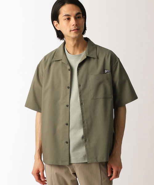 Grand PARK（グランドパーク）の「ドライタッチストレッチオープンカラーシャツ（シャツ/ブラウス・メンズ・ネイビー/カーキ/その他・LARGE/X-LARGE/MEDIUM）」の2枚目の写真