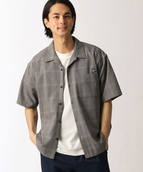 Grand PARK（グランドパーク）の「ドライタッチストレッチオープンカラーシャツ（シャツ/ブラウス・メンズ・ネイビー/カーキ/その他・LARGE/X-LARGE/MEDIUM）」の3枚目の写真