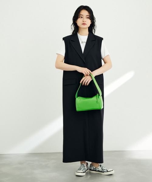 ADAM ET ROPE'(アダムエロペ)の「ワンハンドルミニバッグ(ハンドバッグ・レディース・グリーン/ブラック/ホワイト・FREE)」の12枚目の写真