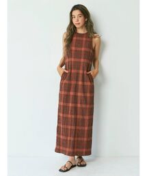 チェックフィットノースリワンピース