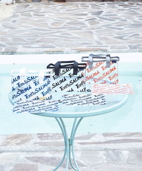 チャイハネ(チャイハネ)の「【チャイハネ】トントゥサウナビニールミニバッグ(トートバッグ・レディース・ブラック/オレンジ/ブルー・FREE)」の8枚目の写真