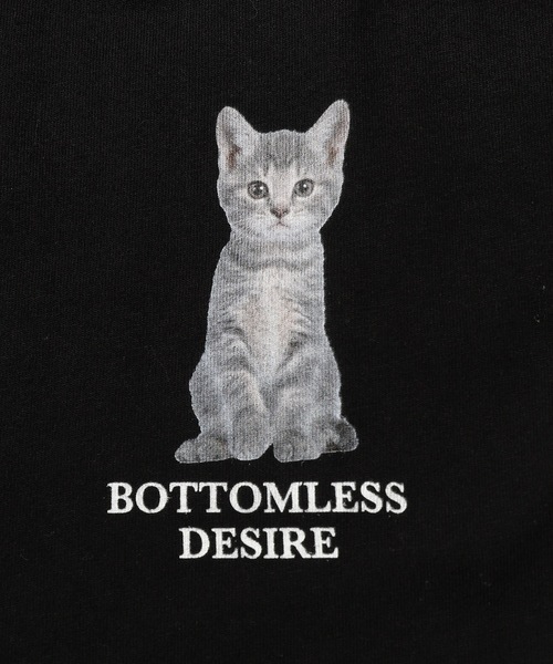 .efiLevol(エフィレボル)の「BOTTOMLESS DESIRE Cat Tee(Tシャツ/カットソー・メンズ・ホワイト/ブラック・1/2/3)」の8枚目の写真