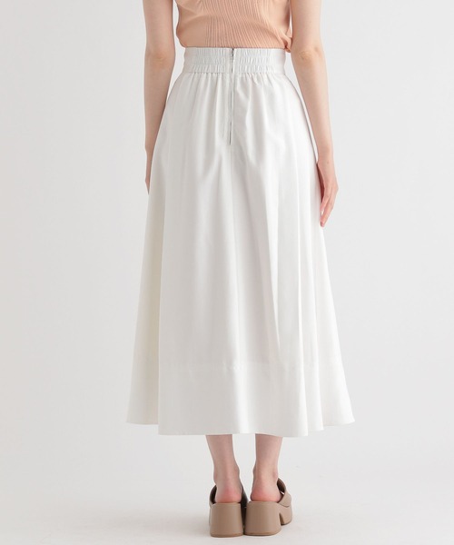 ピーチタックフレアスカート347133