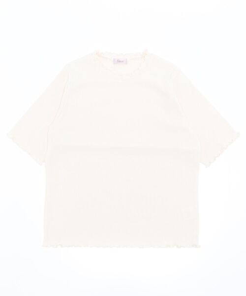 flower(フラワー)の「シンプルメロウトップス(Tシャツ/カットソー・レディース・ブラウン/アイボリー/ベージュ・FREE)」の12枚目の写真