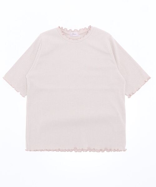 flower(フラワー)の「シンプルメロウトップス(Tシャツ/カットソー・レディース・ブラウン/アイボリー/ベージュ・FREE)」の18枚目の写真