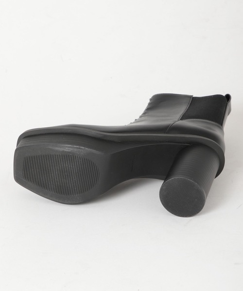 PAGEBOY（ページボーイ）の「ヘビーソールスタッズブーツ（ブーツ・レディース・パイソン/ブラック/ターコイズブルー・L/M）」の18枚目の写真