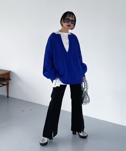 PAGEBOY（ページボーイ）の「ヘビーソールスタッズブーツ（ブーツ・レディース・パイソン/ブラック/ターコイズブルー・L/M）」の7枚目の写真