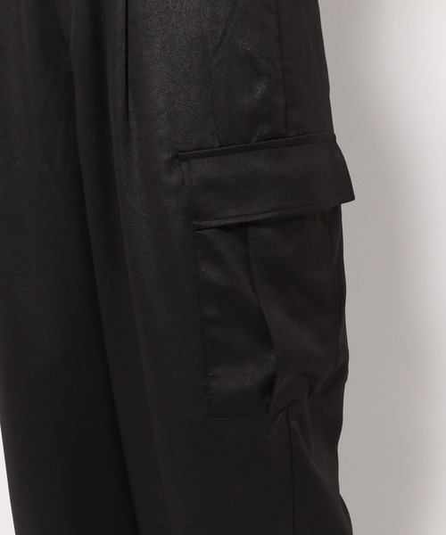 PAGEBOY（ページボーイ）の「レザー加工カーゴパンツ（カーゴパンツ・レディース・ブラック/オフホワイト/ブルー系その他・FREE）」の14枚目の写真