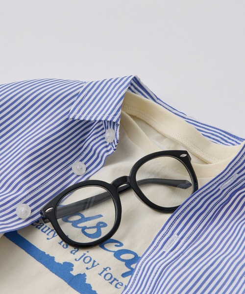 CIAOPANIC TYPY（チャオパニックティピー）の「【KIDS】ウェリントン型めがね（メガネ・キッズ・ブラック・ONE SIZE）」の7枚目の写真