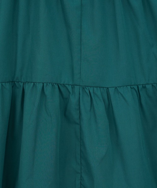 SPIRALGIRL(スパイラルガール)の「ティアードワンピース(ワンピース・レディース・ホワイト/グリーン・FREE)」の17枚目の写真