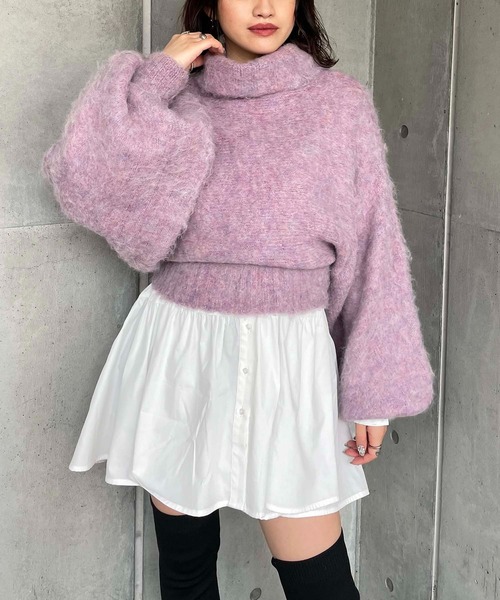 SPIRALGIRL(スパイラルガール)の「ティアードワンピース(ワンピース・レディース・ホワイト/グリーン・FREE)」の9枚目の写真