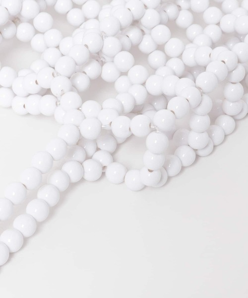 KBF（ケイビーエフ）の「スクエアビーズBAG（ハンドバッグ・レディース・パープル/ホワイト・ONE）」の14枚目の写真