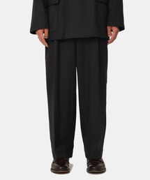 marka | marka / マーカ：OFFICER PANTS 2TUCK WIDE - 2/48 wool soft serge -：M22C-07PT01C[COR](スラックス)