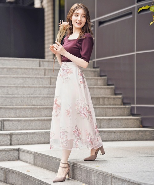 NOELA（ノエラ）の「ウォッシャブルパワショルニット（ニット/セーター・レディース・ブラック/オフホワイト/イエロー/ボルドー/モカ・フリー）」の10枚目の写真