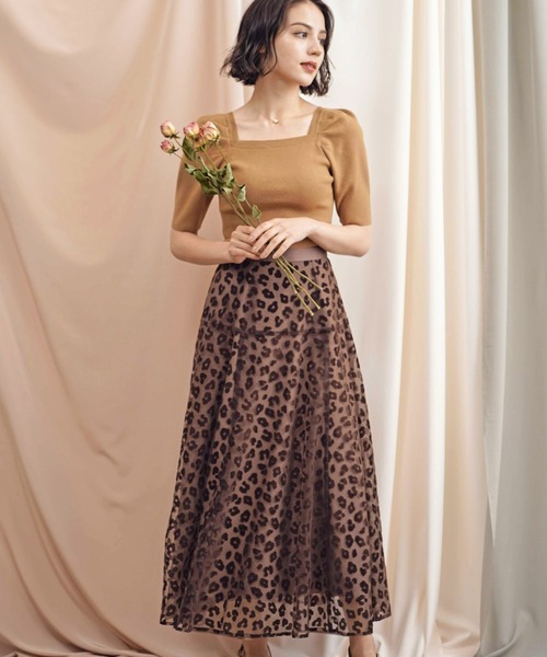 NOELA（ノエラ）の「ウォッシャブルパワショルニット（ニット/セーター・レディース・ブラック/オフホワイト/イエロー/ボルドー/モカ・フリー）」の22枚目の写真