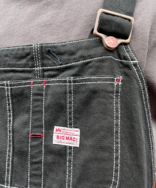 BIG MAC（ビッグマック）の「【BIG MAC/ビッグマック】オーバーオール（サロペット/オーバーオール・メンズ・ブラック/インディゴブルー・MEDIUM/LARGE）」の10枚目の写真