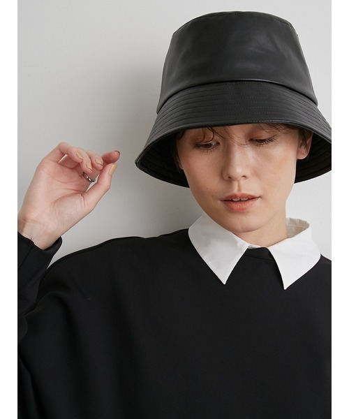 emmi(エミ)の「【emmi atelier】バケットハット(ハット・レディース・ブラック/ブラウン・FREE)」の7枚目の写真