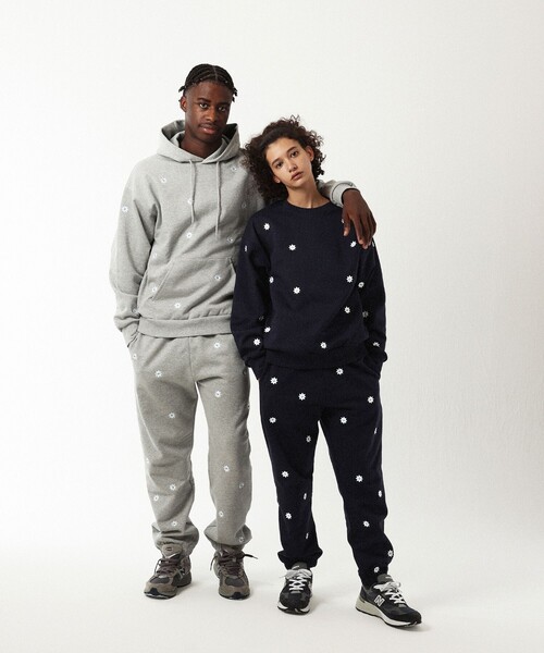 【セール】NICK GEAR/ニックギア SP Flower SWEAT PANT / 別注フラワースウェットパンツ（スウェットパンツ