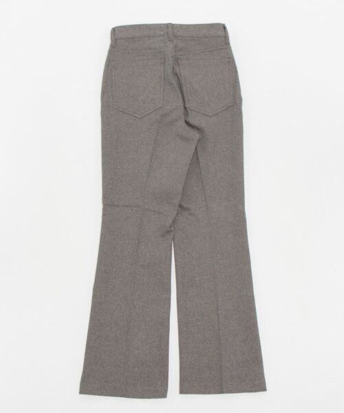 SERGE de bleu（サージ）の「SERGE de bleu | フレアツイルパンツ WOMEN（デニムパンツ・レディース・グレー・23/24/25）」の2枚目の写真