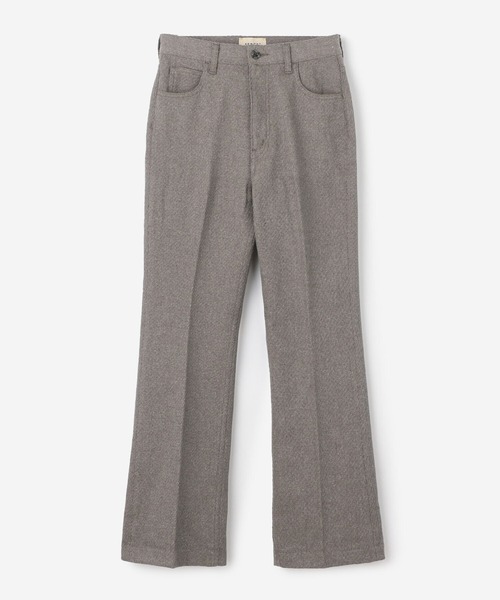 SERGE de bleu（サージ）の「SERGE de bleu | フレアツイルパンツ WOMEN（デニムパンツ・レディース・グレー・23/24/25）」の9枚目の写真