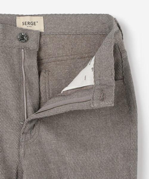 SERGE de bleu（サージ）の「SERGE de bleu | フレアツイルパンツ WOMEN（デニムパンツ・レディース・グレー・23/24/25）」の5枚目の写真