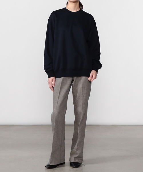SERGE de bleu（サージ）の「SERGE de bleu | フレアツイルパンツ WOMEN（デニムパンツ・レディース・グレー・23/24/25）」の13枚目の写真