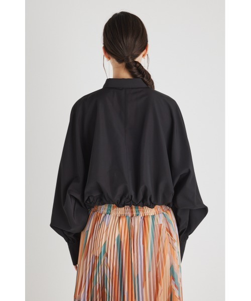 rienda（リエンダ）の「クロップドミリタリーシャツトップス（シャツ/ブラウス・レディース・ブラック/カーキ/アイボリー・FREE）」の9枚目の写真