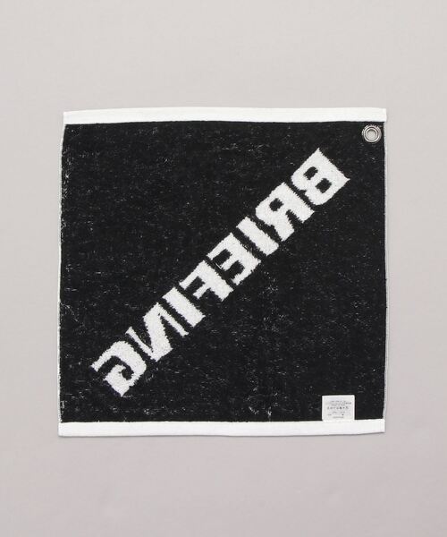 BRIEFING（ブリーフィング）の「【ブリーフィングゴルフ】LOGO HAND TOWEL/ロゴハンドタオル（ハンカチ/ハンドタオル・メンズ・ブラック/ホワイト・FREE）」の3枚目の写真