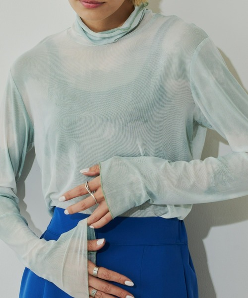 Auntie Rosa Holiday（アンティローザホリデー）の「メッシュプリントタートル（その他トップス・レディース・その他/グリーン・FREE）」の18枚目の写真