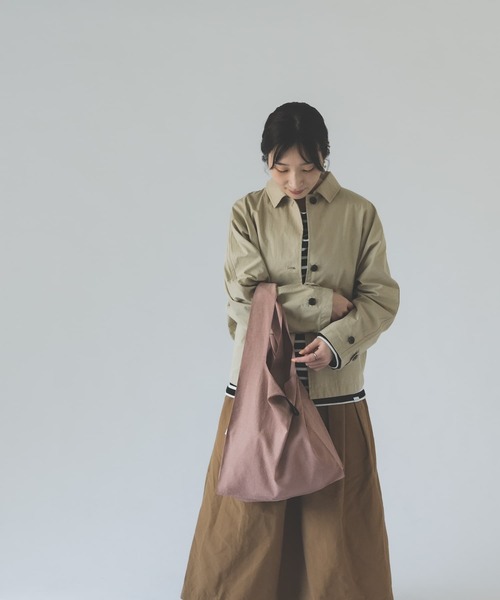 URBAN RESEARCH DOORS（アーバンリサーチドアーズ）の「DOORS LIVING PRODUCTS　ショッパーバッグ（エコバッグ/サブバッグ・レディース・ブラック/モカ・-）」の14枚目の写真