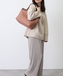 COOCO（クーコ）の「テープハンドルフェイクレザートートバッグ／Ａ４対応（トートバッグ）」