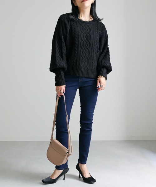 ap retro(アプレトロ)の「ストレッチタイトデニムPT(デニムパンツ・レディース・ブルー/インディゴブルー/ブラック・SMALL/MEDIUM/LARGE)」の19枚目の写真