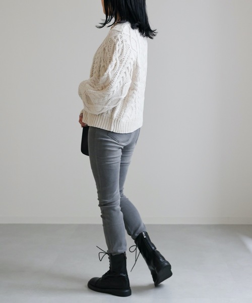 ap retro(アプレトロ)の「ストレッチタイトデニムPT(デニムパンツ・レディース・ブルー/インディゴブルー/ブラック・SMALL/MEDIUM/LARGE)」の12枚目の写真