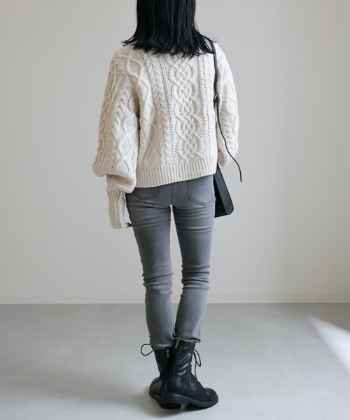 ap retro(アプレトロ)の「ストレッチタイトデニムPT(デニムパンツ・レディース・ブルー/インディゴブルー/ブラック・SMALL/MEDIUM/LARGE)」の13枚目の写真