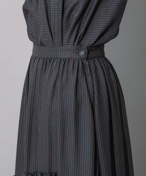 Munich（ミューニック）の「レーヨンポリエステルビエラティアードマキシスカート（スカート・レディース・ブラック/ベージュ/ネイビー・S/M/XS）」の12枚目の写真