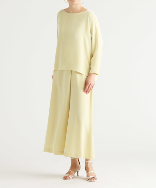 Liesse（リエス）の「長袖カットソー（Tシャツ/カットソー・レディース・イエロー・FREE）」の5枚目の写真