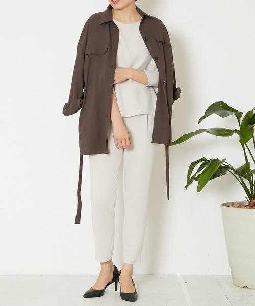 Liesse（リエス）の「長袖カットソー（Tシャツ/カットソー・レディース・イエロー・FREE）」の10枚目の写真