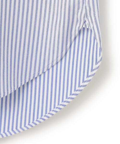 J.PRESS(ジェイプレス)の「ニットキャンディストライプ シャツ(ビジネスシャツ・メンズ・ネイビー系1・MEDIUM/LARGE/X-LARGE)」の7枚目の写真
