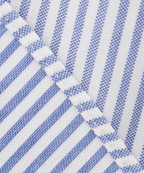 J.PRESS(ジェイプレス)の「ニットキャンディストライプ シャツ(ビジネスシャツ・メンズ・ネイビー系1・MEDIUM/LARGE/X-LARGE)」の9枚目の写真