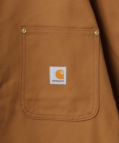 Carhartt（カーハート）の「carhartt/カーハート Blanket-Lined Duck Chore Coat/ブランケットライナー ダックチョアコート（カバーオール・メンズ・ブラック/ブラウン・M/L/XL）」の14枚目の写真